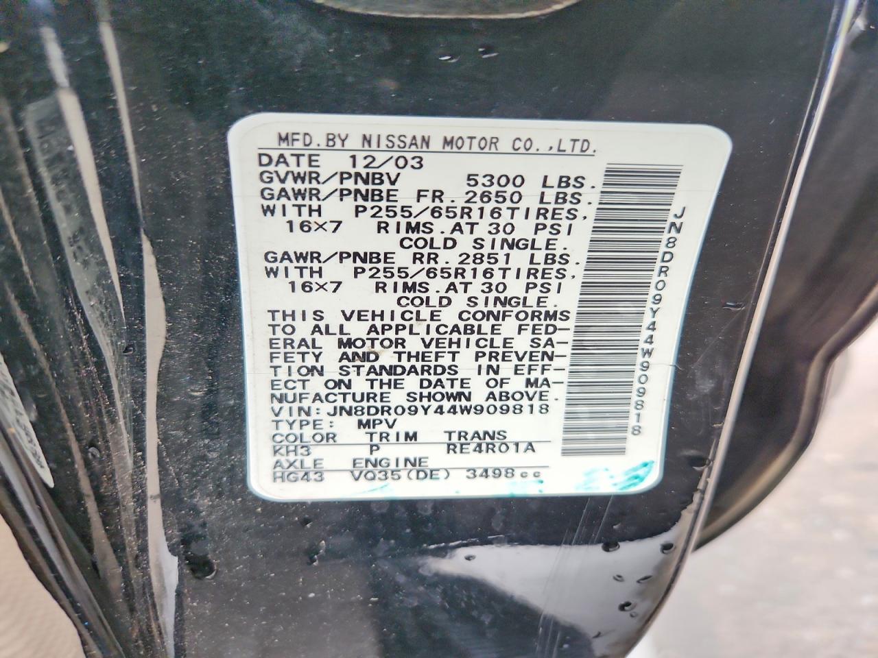 Nissan Pathfinder Se