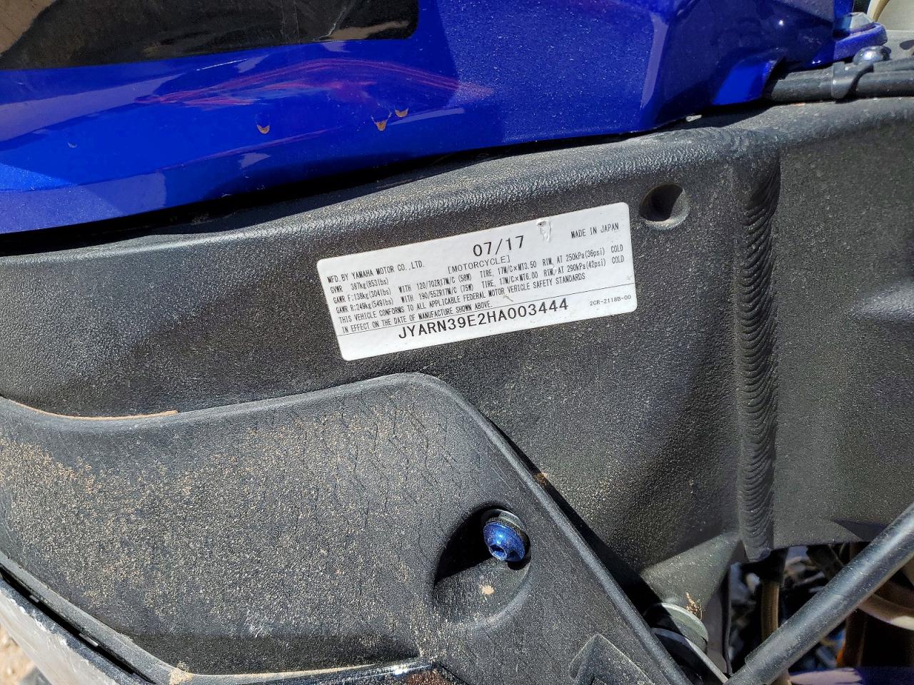 Yamaha Yzf1000