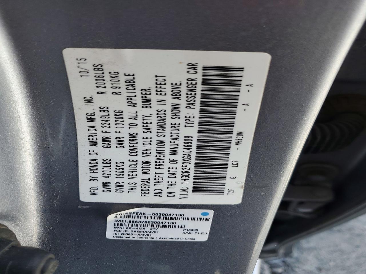 Honda Accord Lx