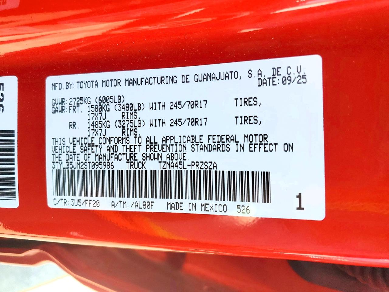 Toyota Tacoma Sr5