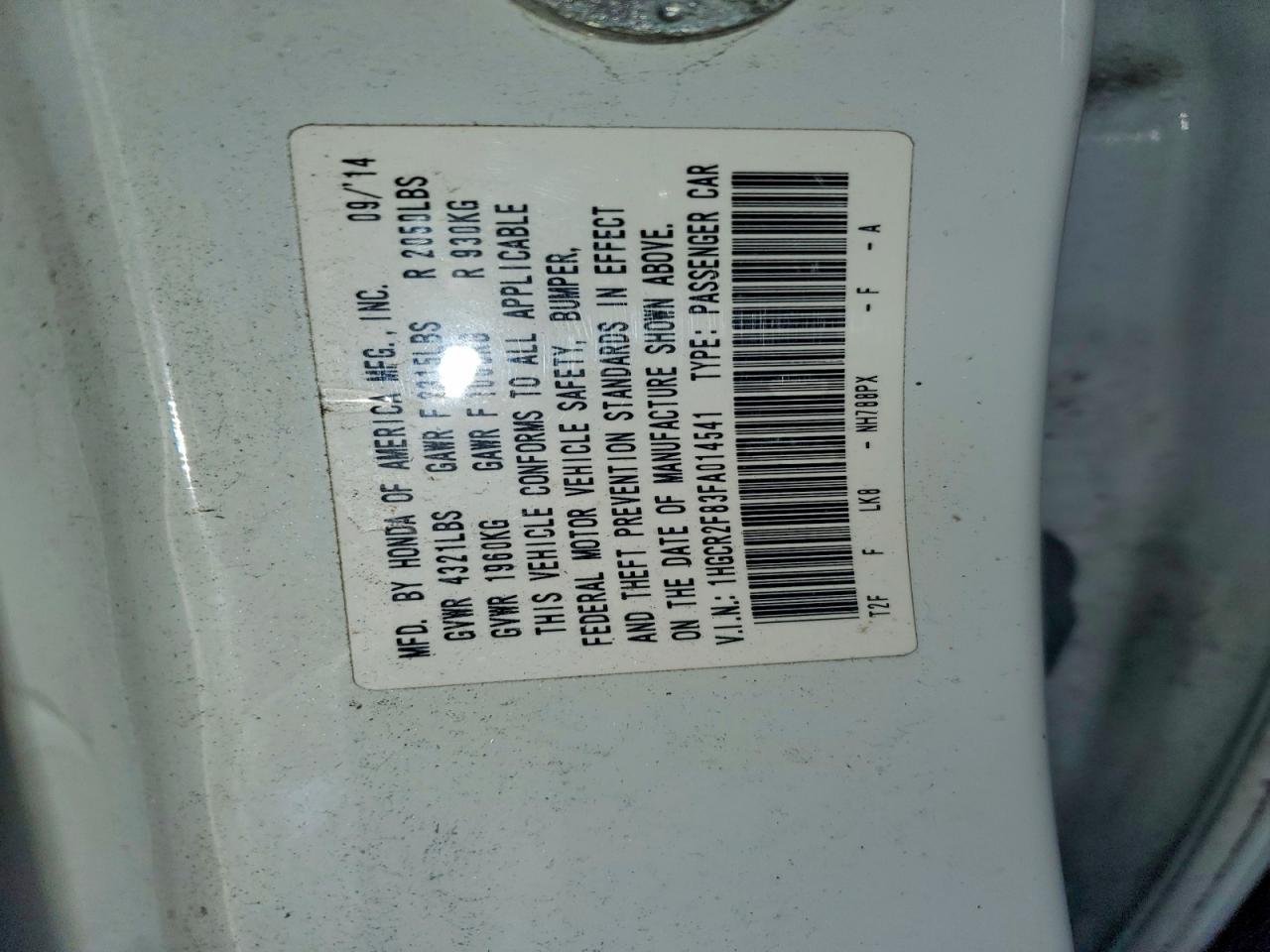 Honda Accord Exl