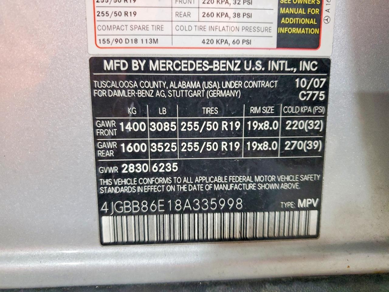 Mercedes-Benz M-Class 350