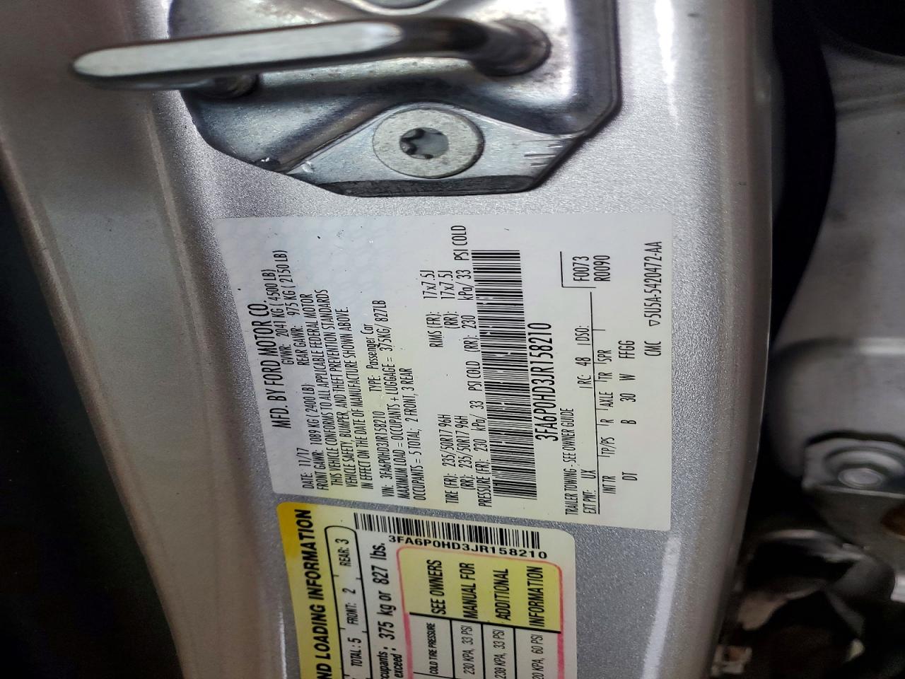 Ford Fusion Se