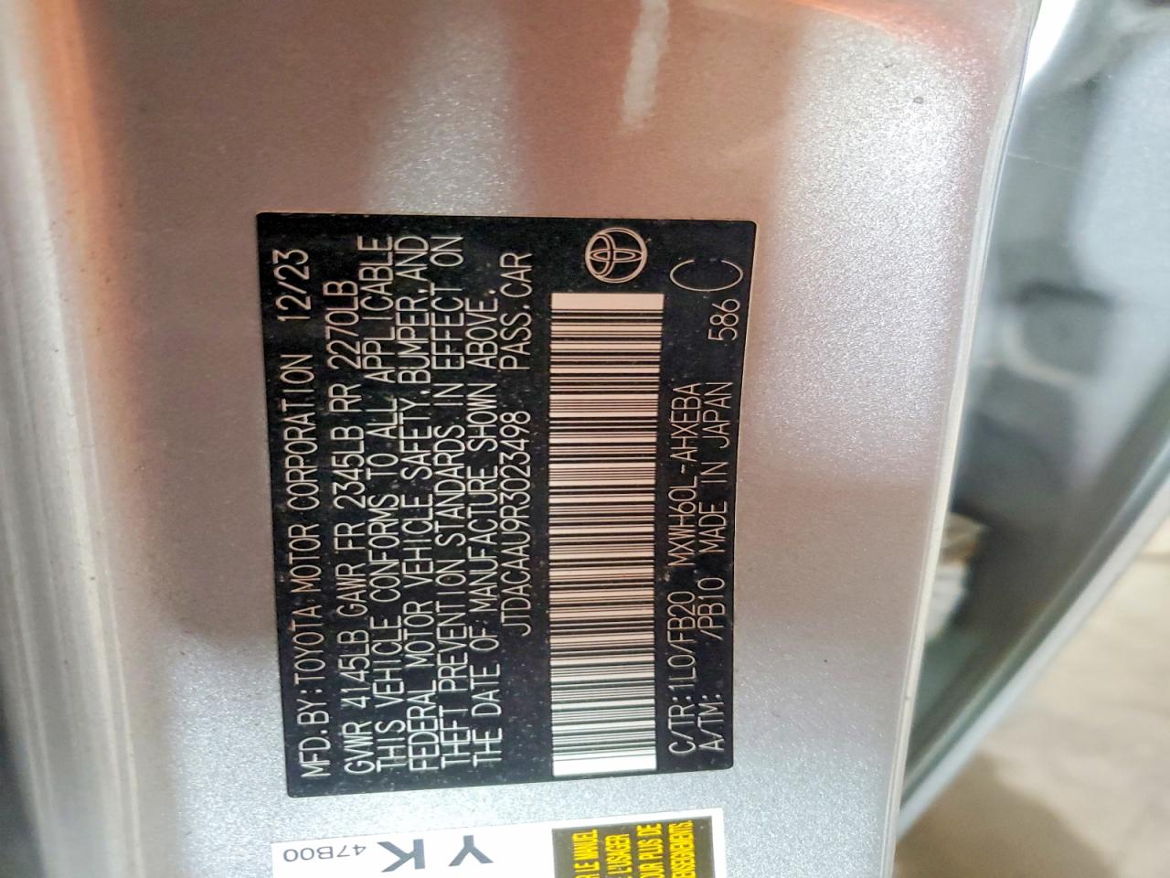 Toyota Prius Le
