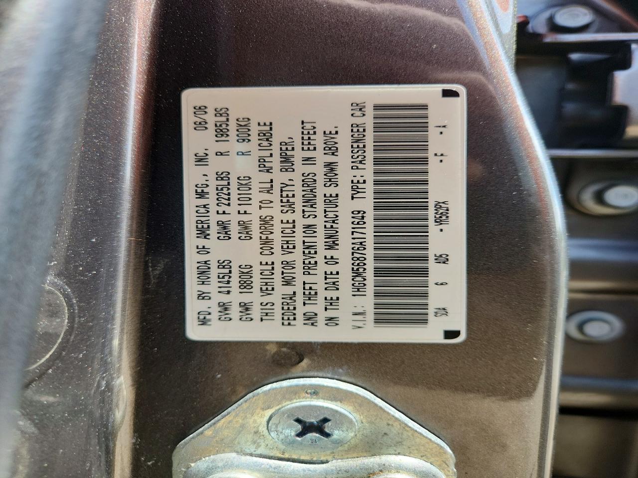Honda Accord Ex