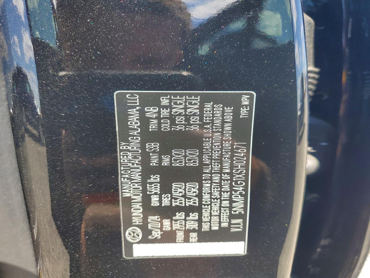Hyundai SANTA FE Calligraphy