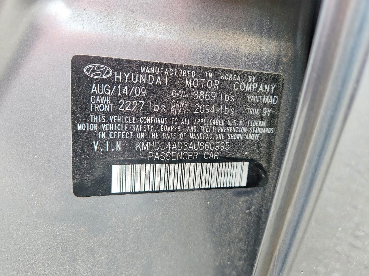 Hyundai ELANTRA Gls
