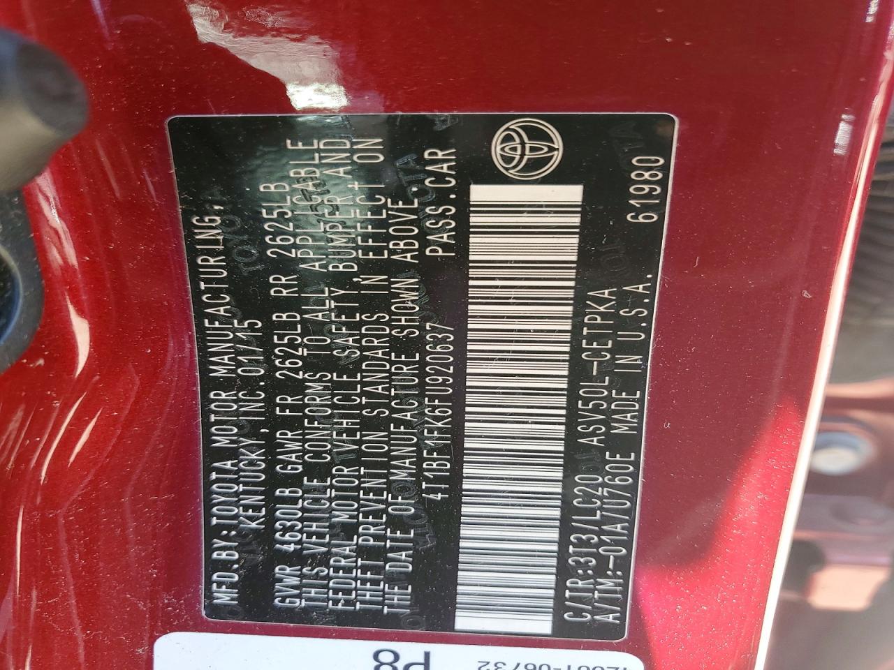 Toyota Camry Xse