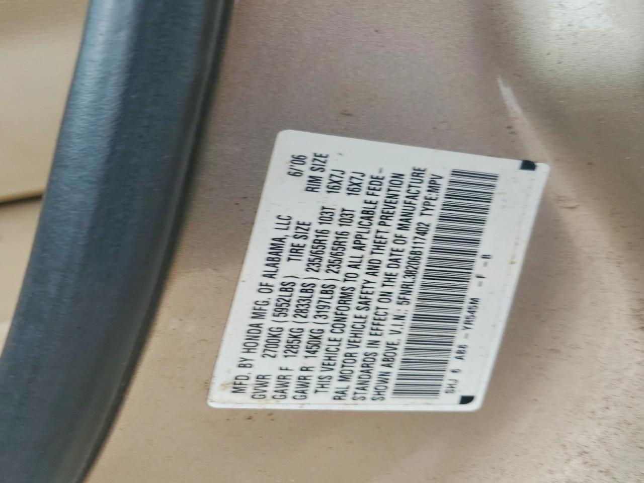 Honda Odyssey Lx