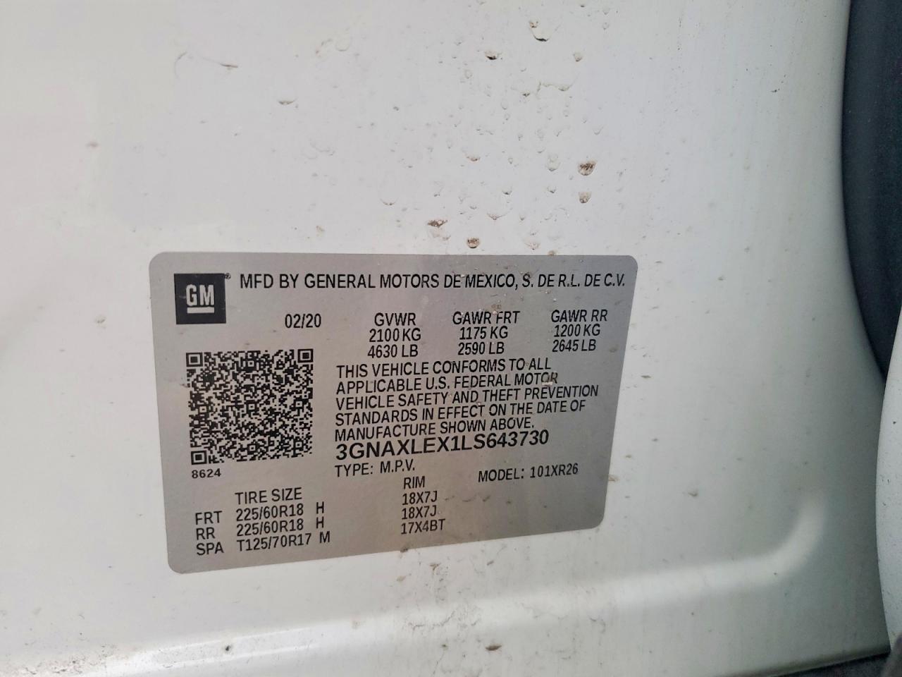 Chevrolet Equinox Lt