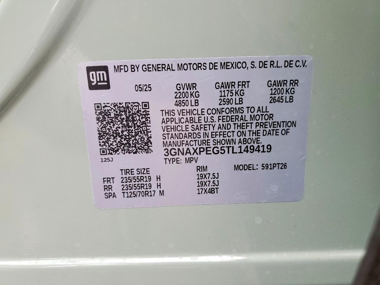Chevrolet Equinox Lt
