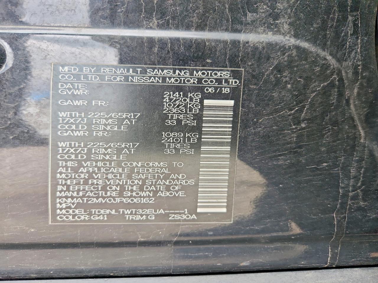 Nissan Rogue Sv