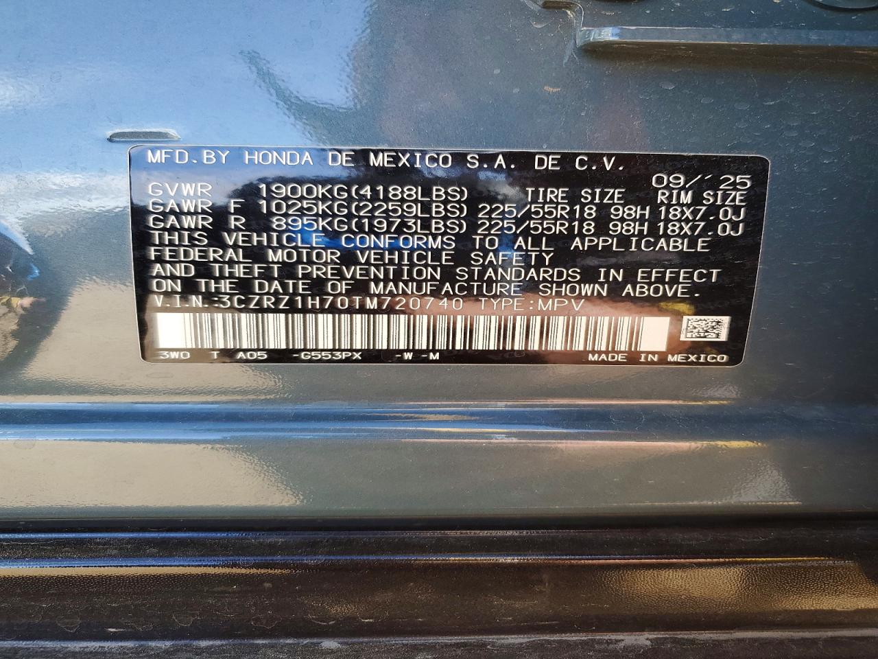Honda HR-V Exl