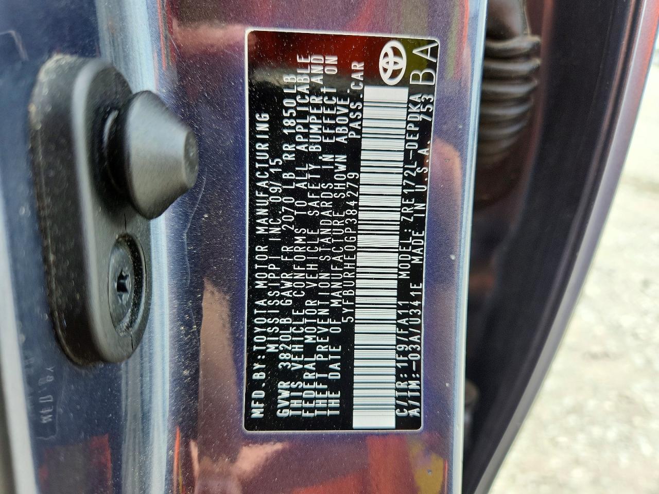 Toyota Corolla L
