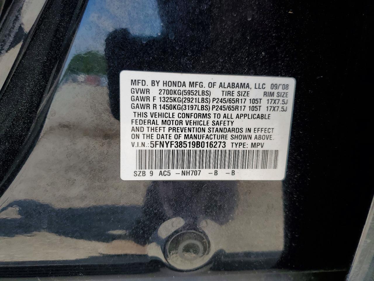 Honda Pilot Exl