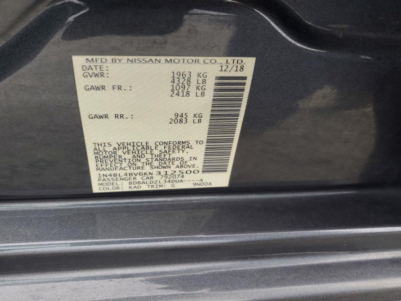 Nissan Altima S