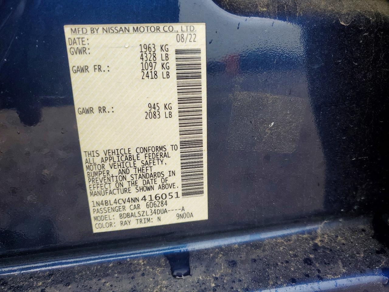 Nissan Altima Sr