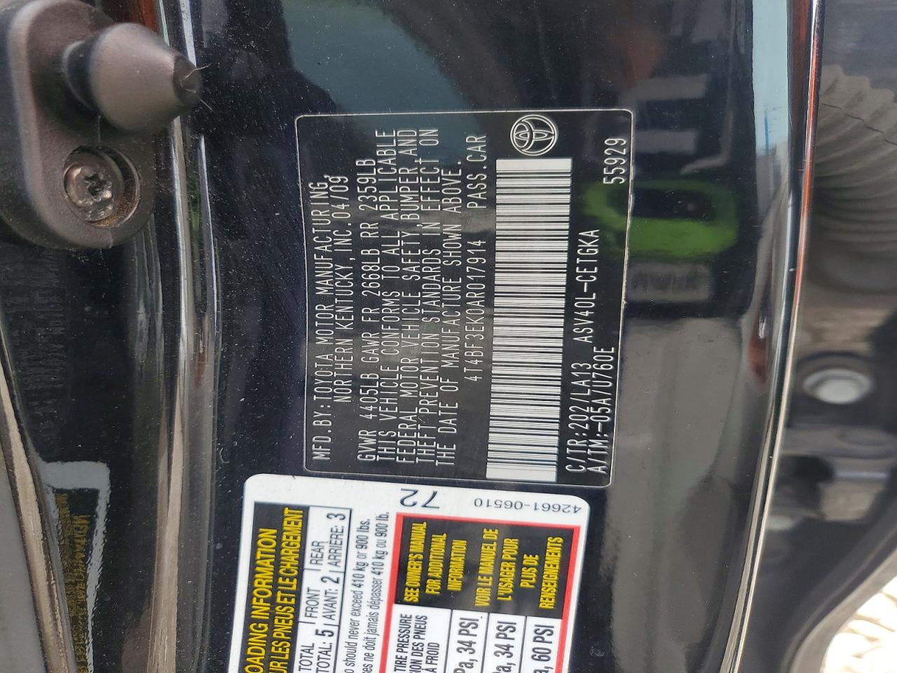 Toyota Camry Xle
