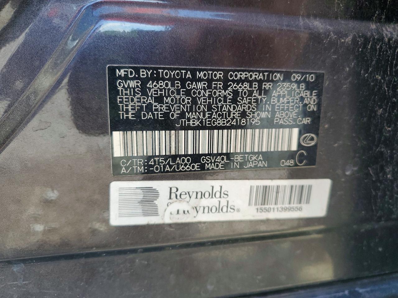 Lexus Es 350