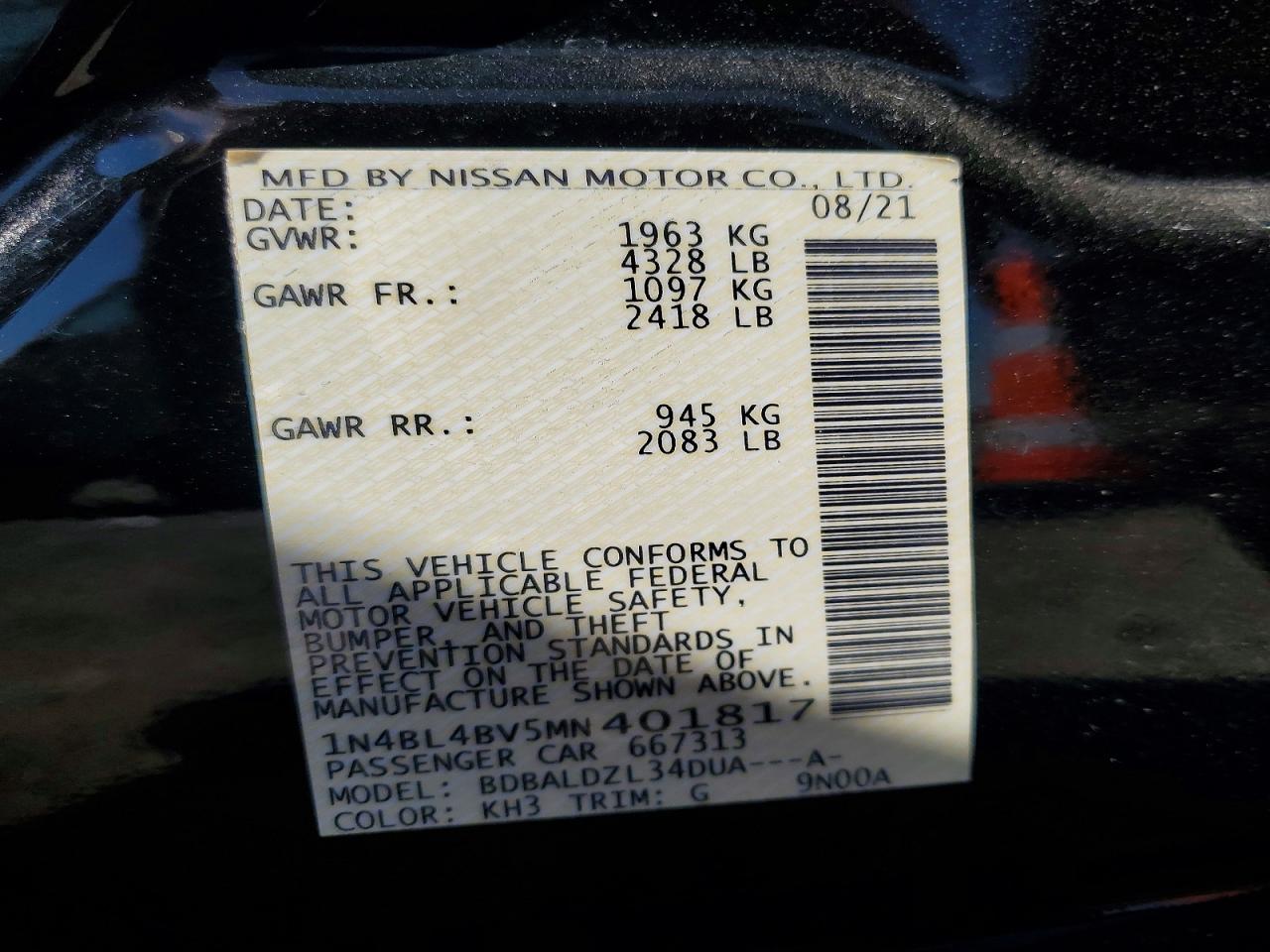 Nissan Altima S