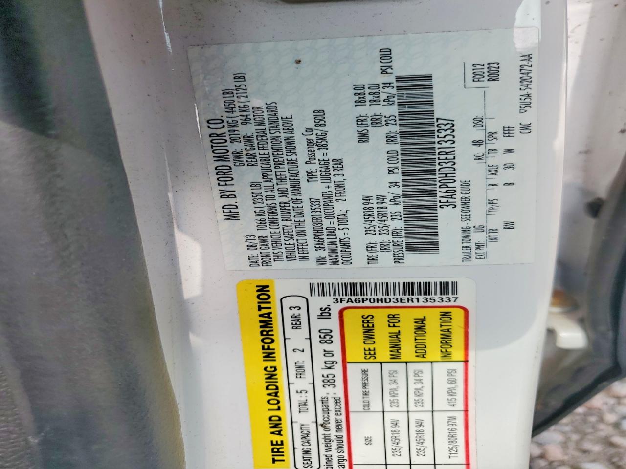 Ford Fusion Se