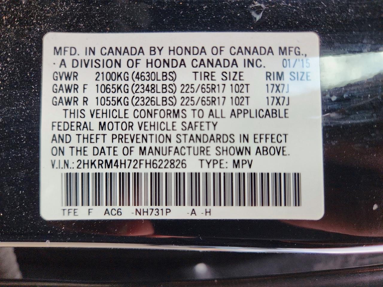 Honda Crv Exl