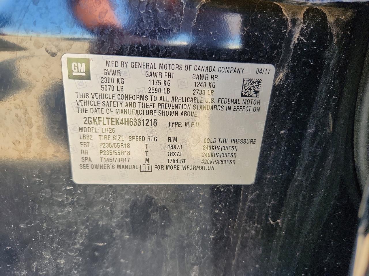 GMC Terrain Sle