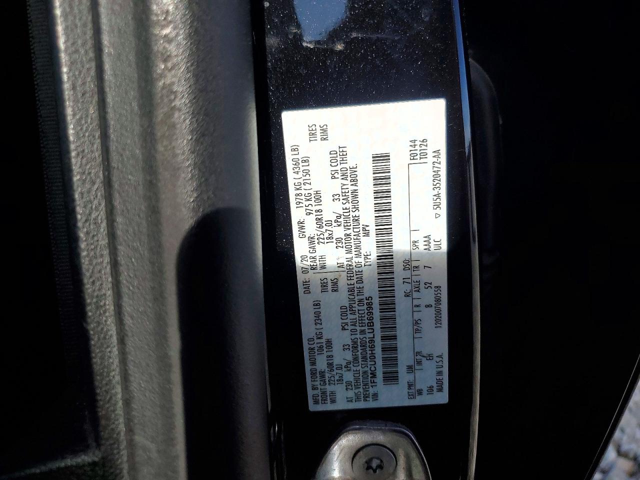 Ford Escape Sel
