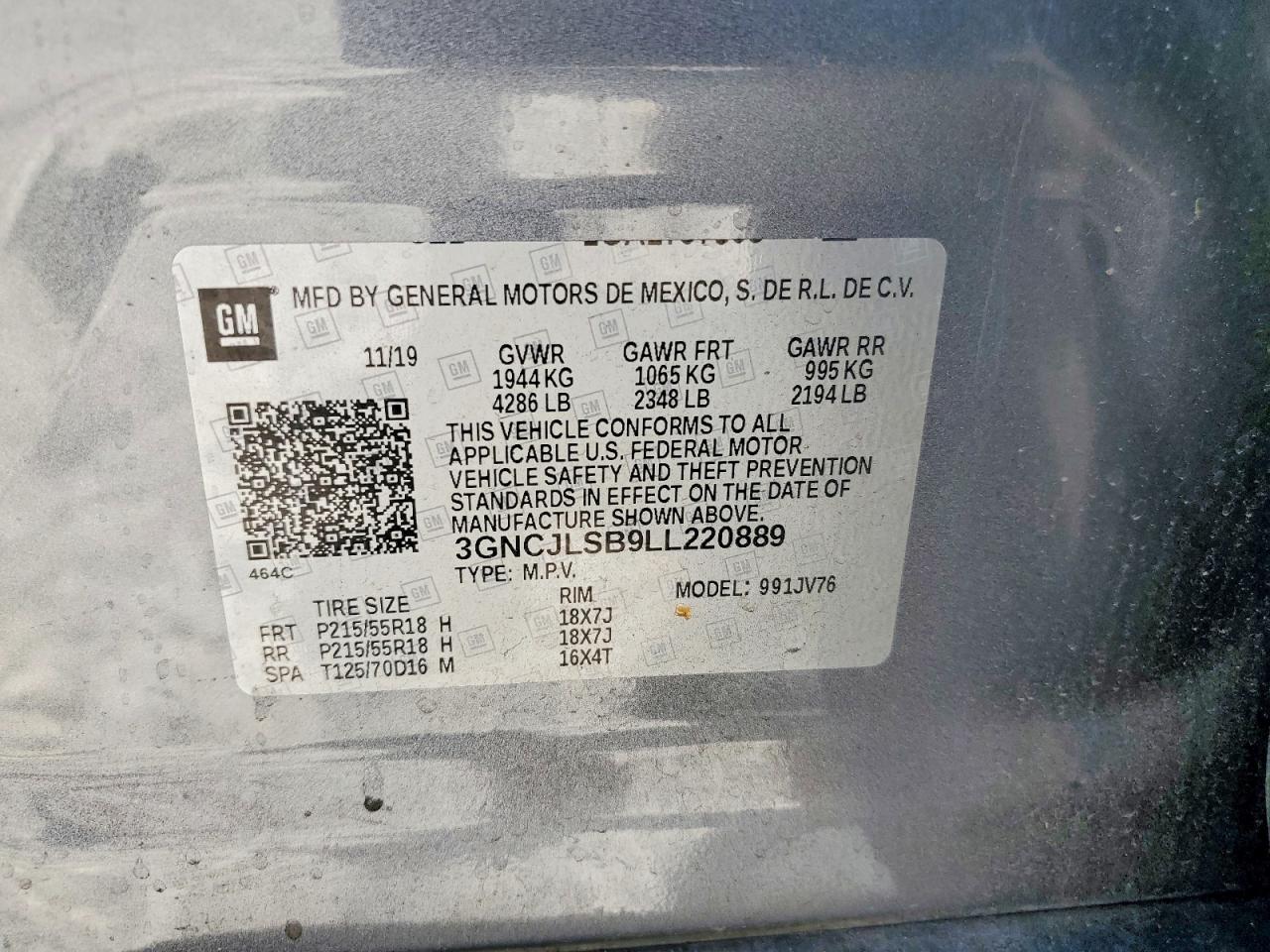 Chevrolet Trax 1lt