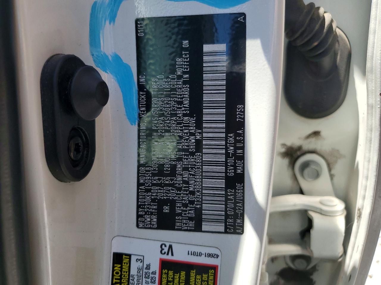 Toyota Venza Fwd V6