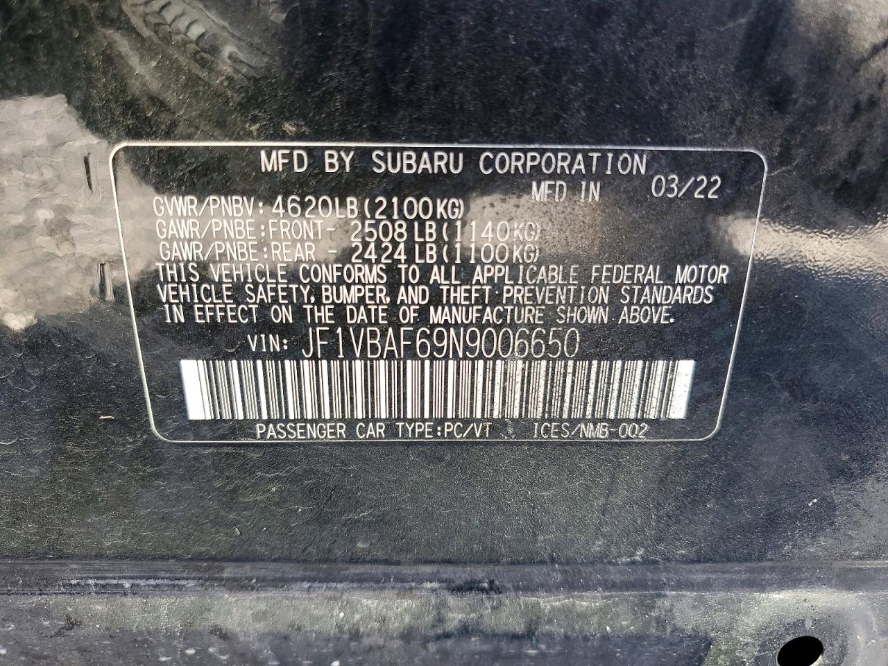 Subaru WRX Premium