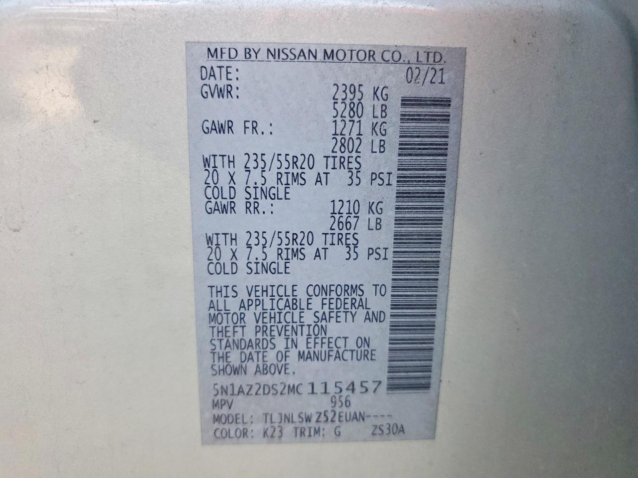 Nissan Murano Platinum