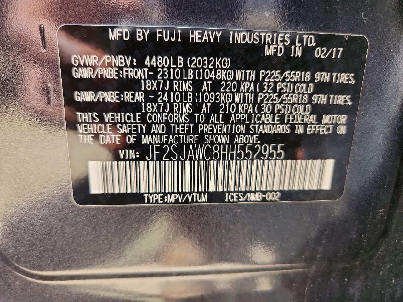 Subaru Forester 2.5i Touring