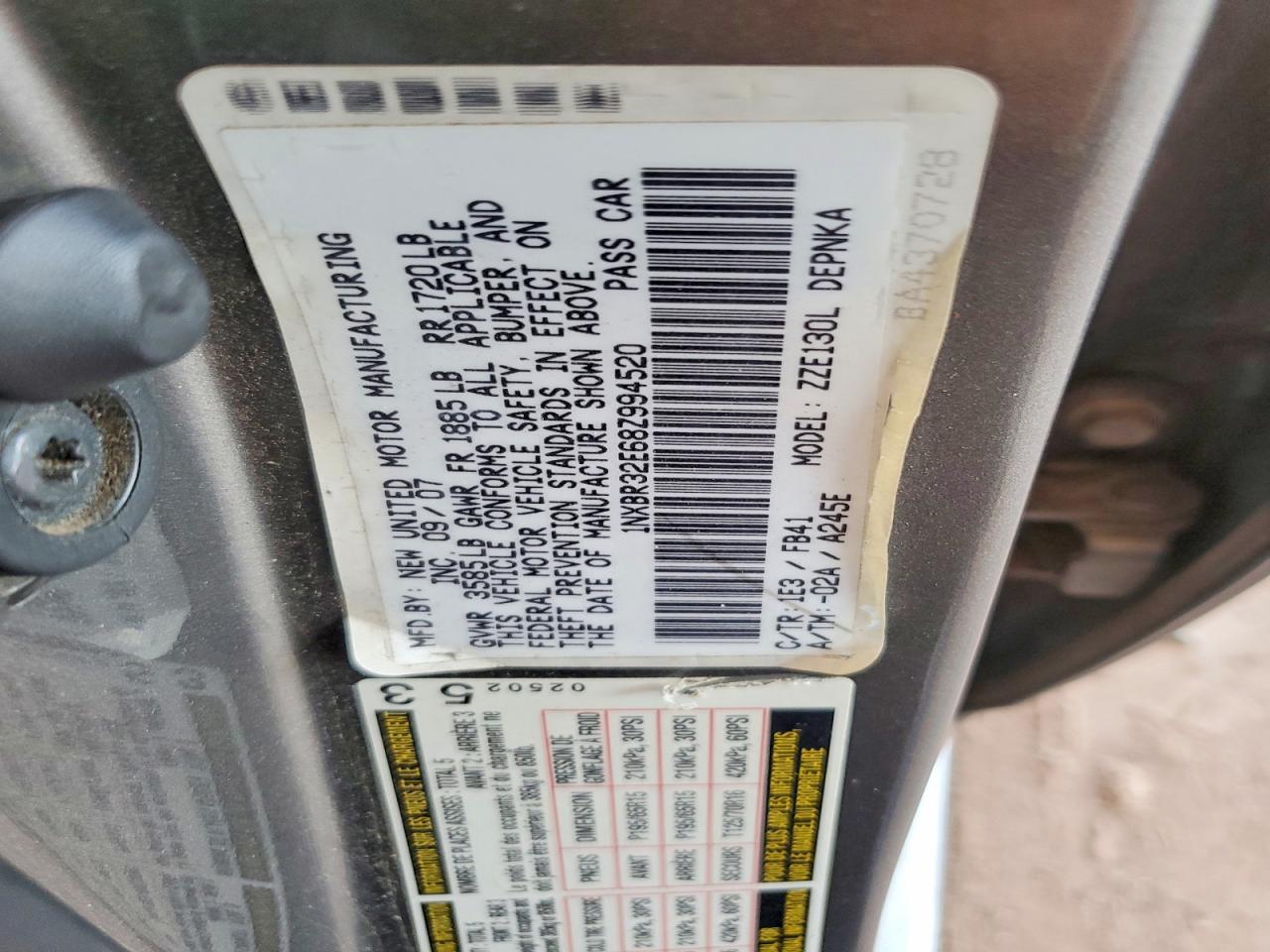Toyota Corolla Le