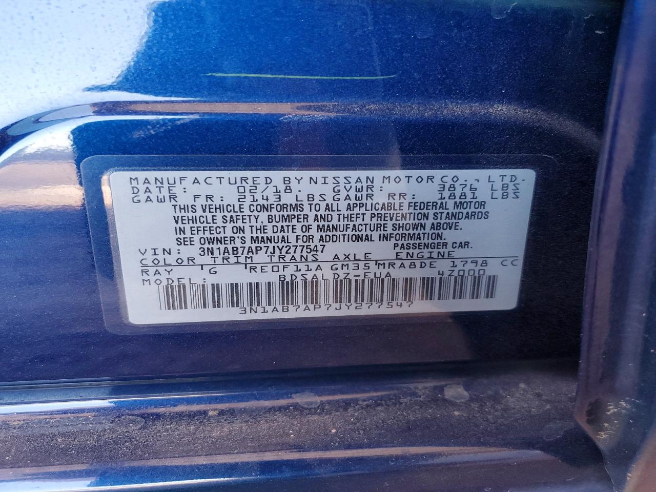 Nissan Sentra Sv