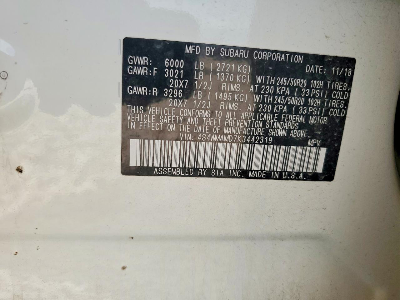 Subaru Ascent Limited