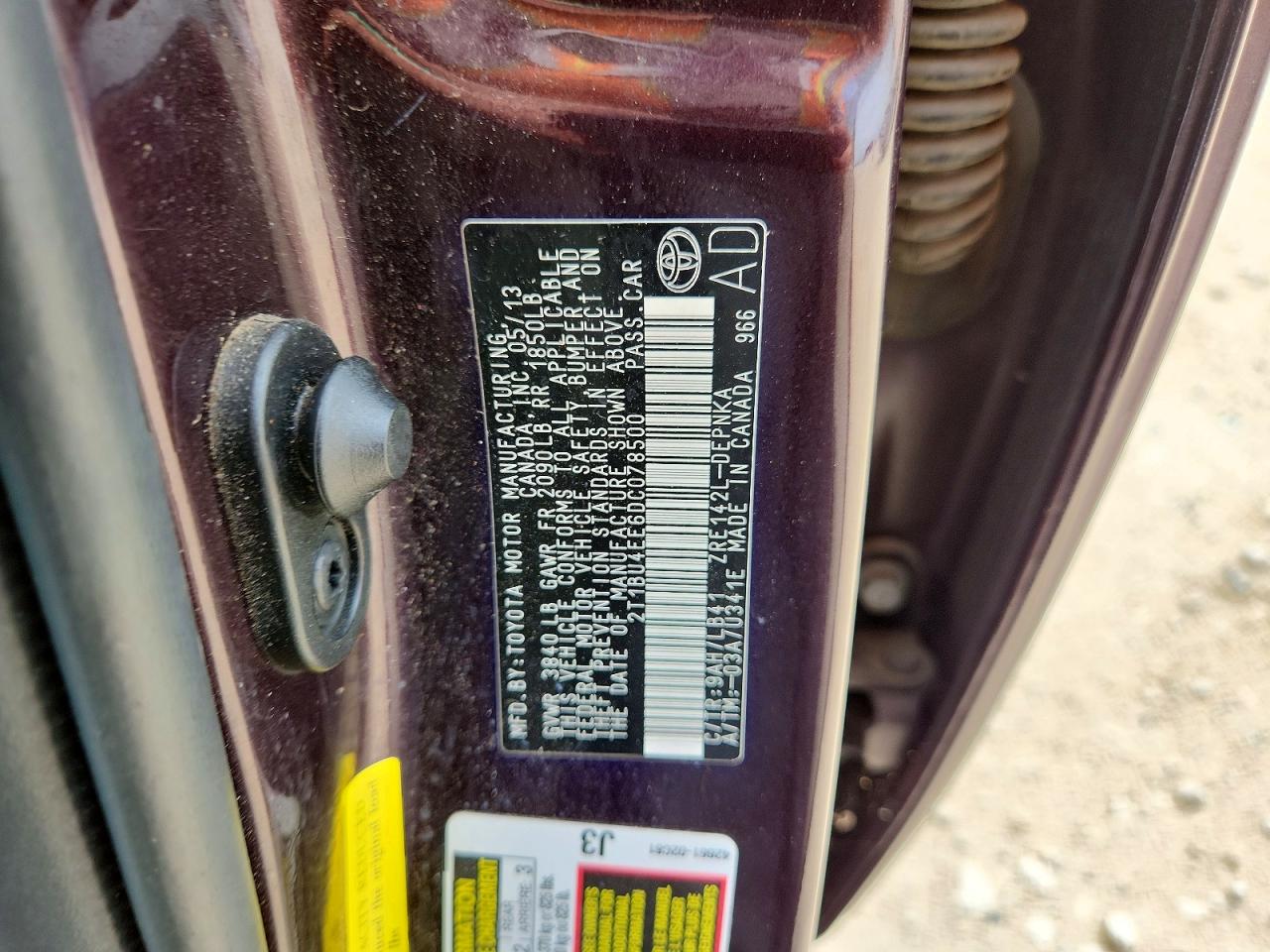 Toyota Corolla Le Special Edition