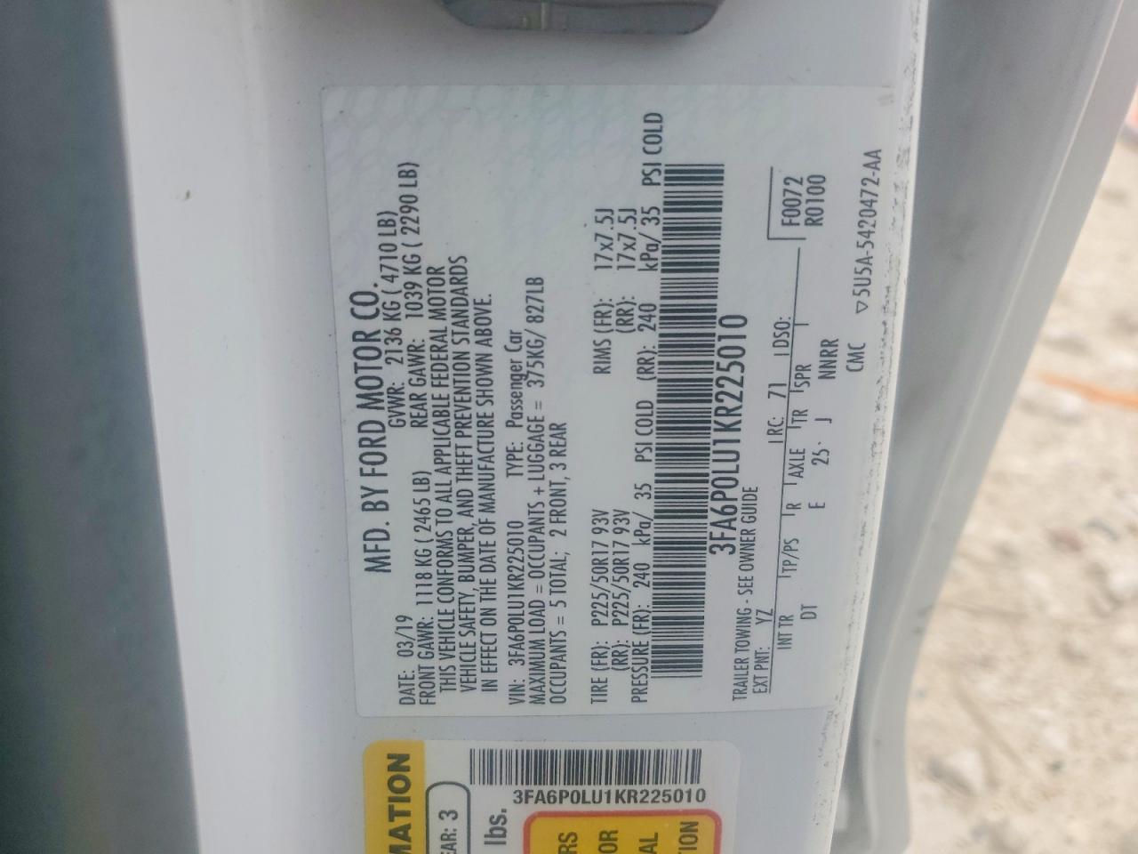 Ford Fusion Se
