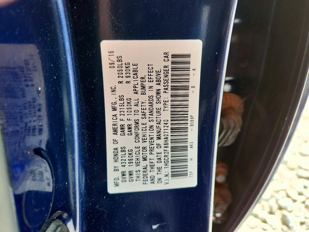 Honda Accord Exl
