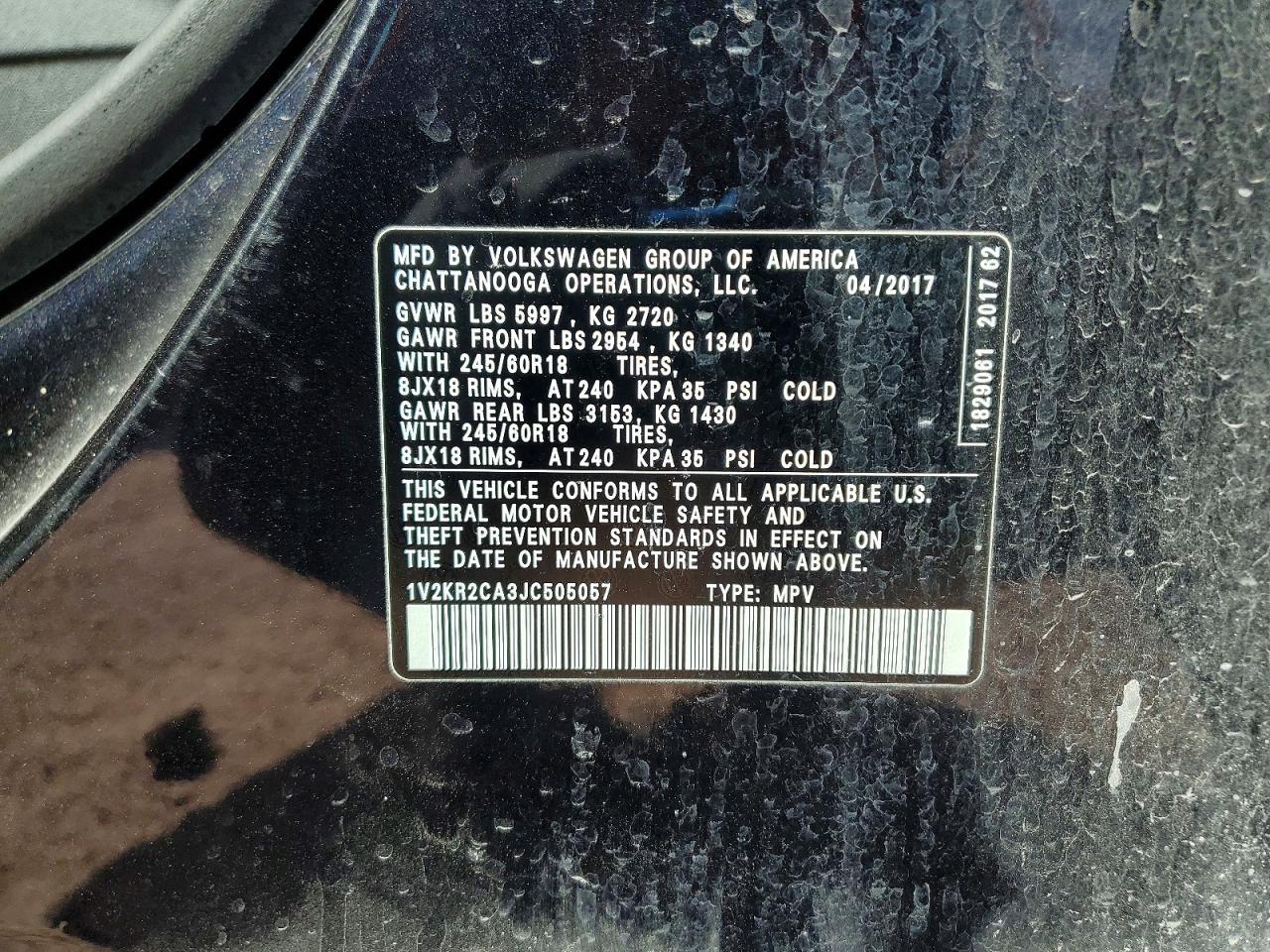 Volkswagen Atlas Se