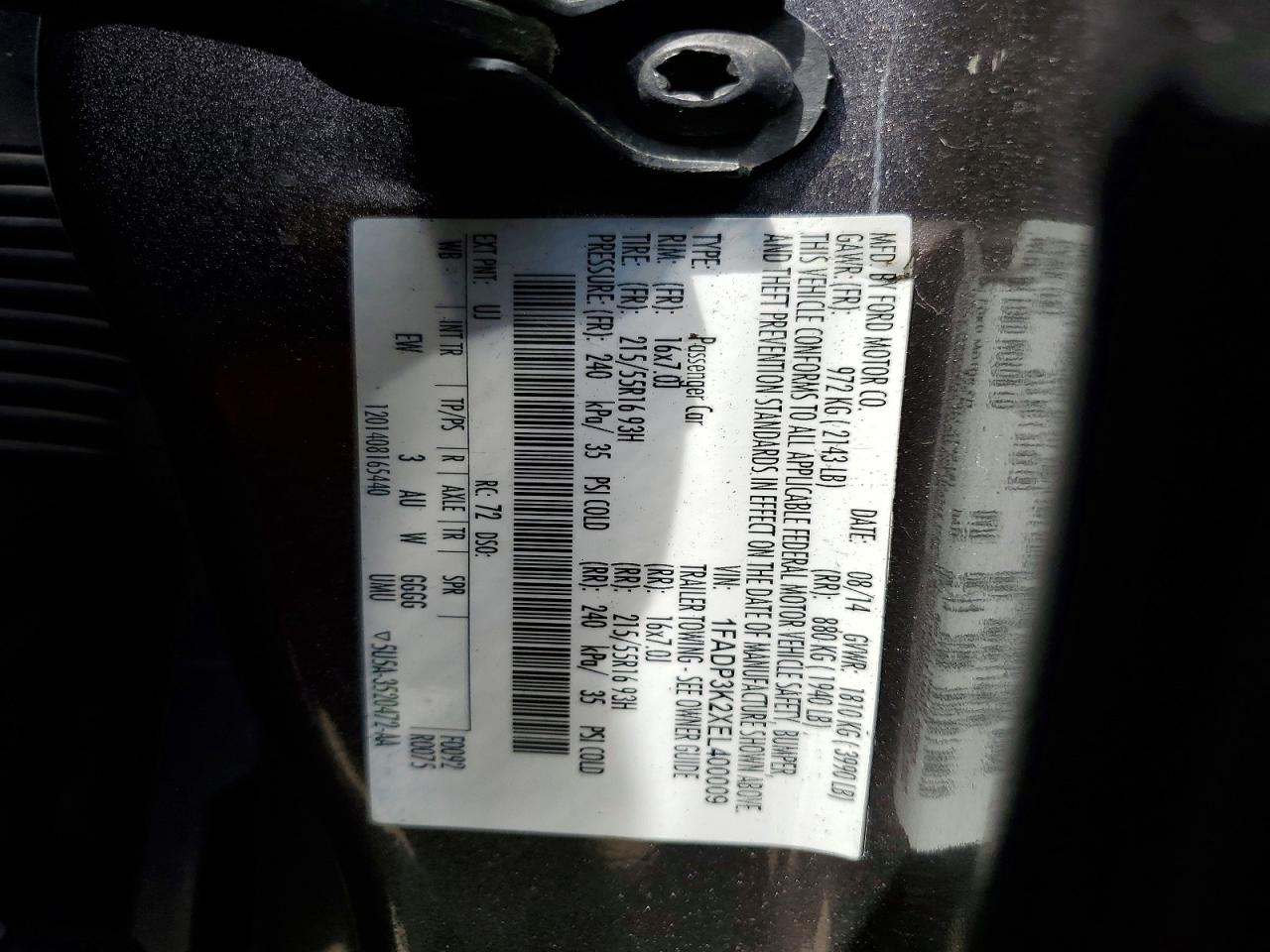 Ford Focus Se