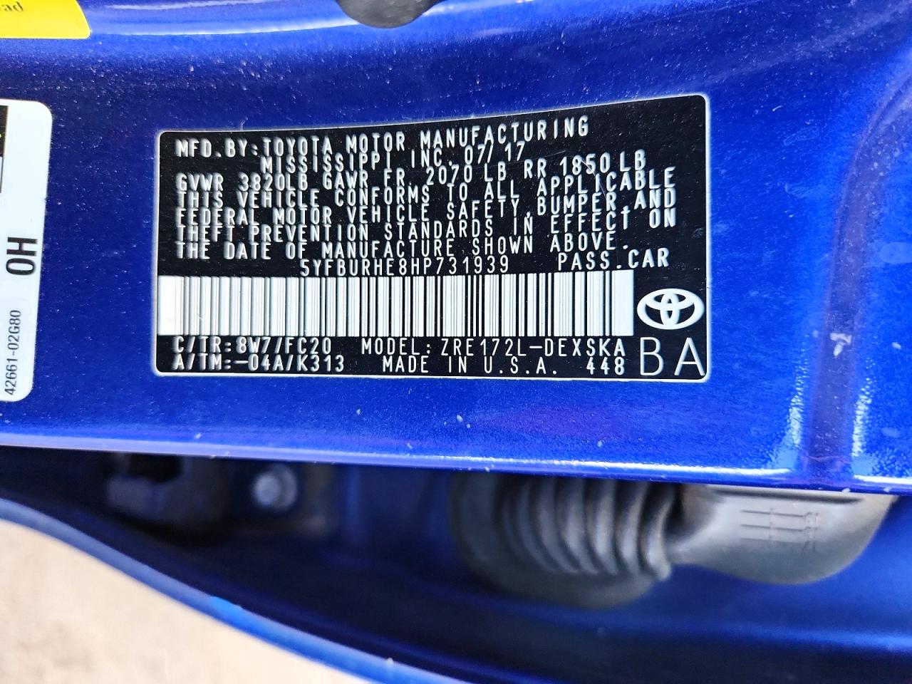 Toyota Corolla Se