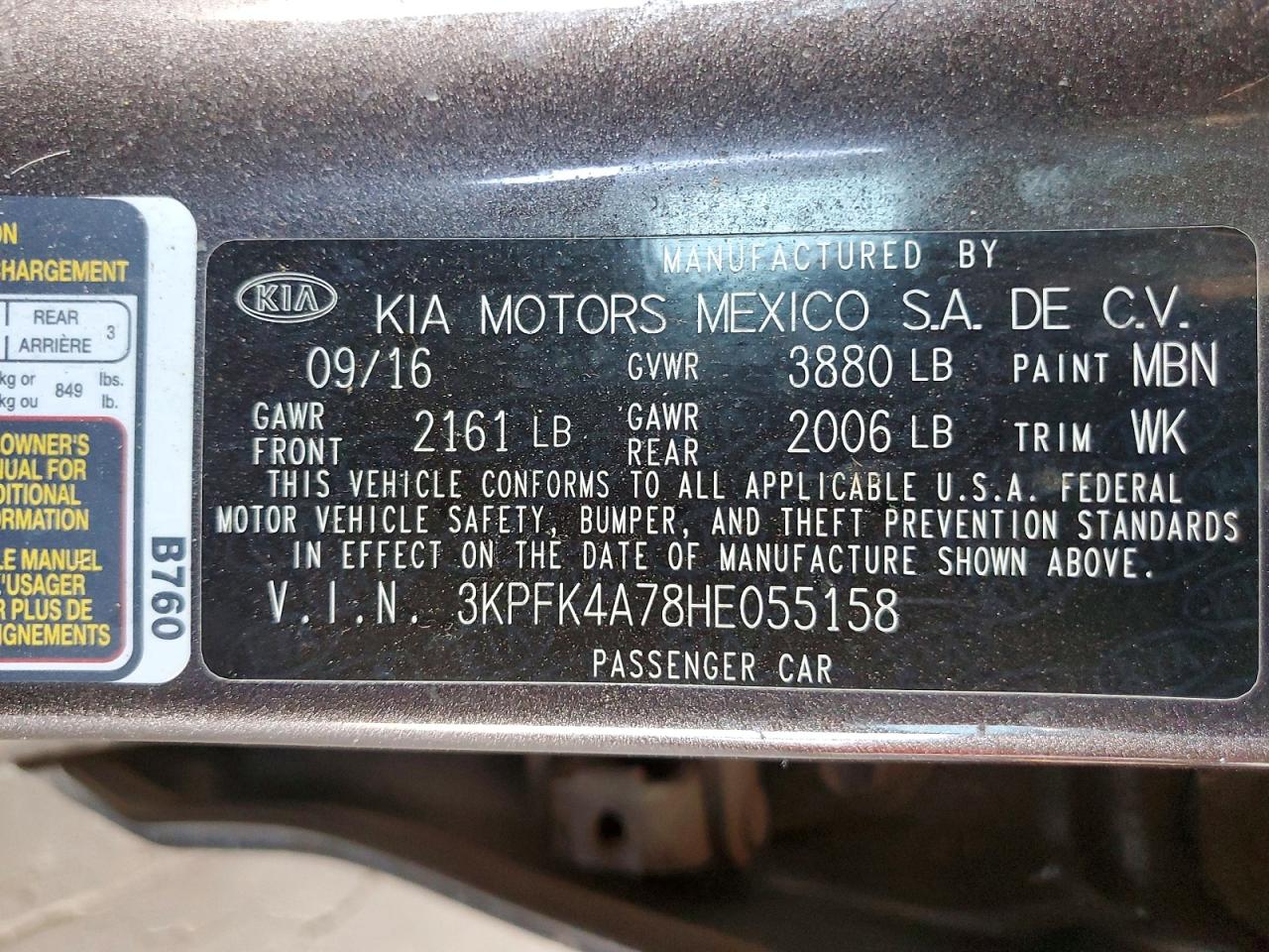 Kia Forte Lx