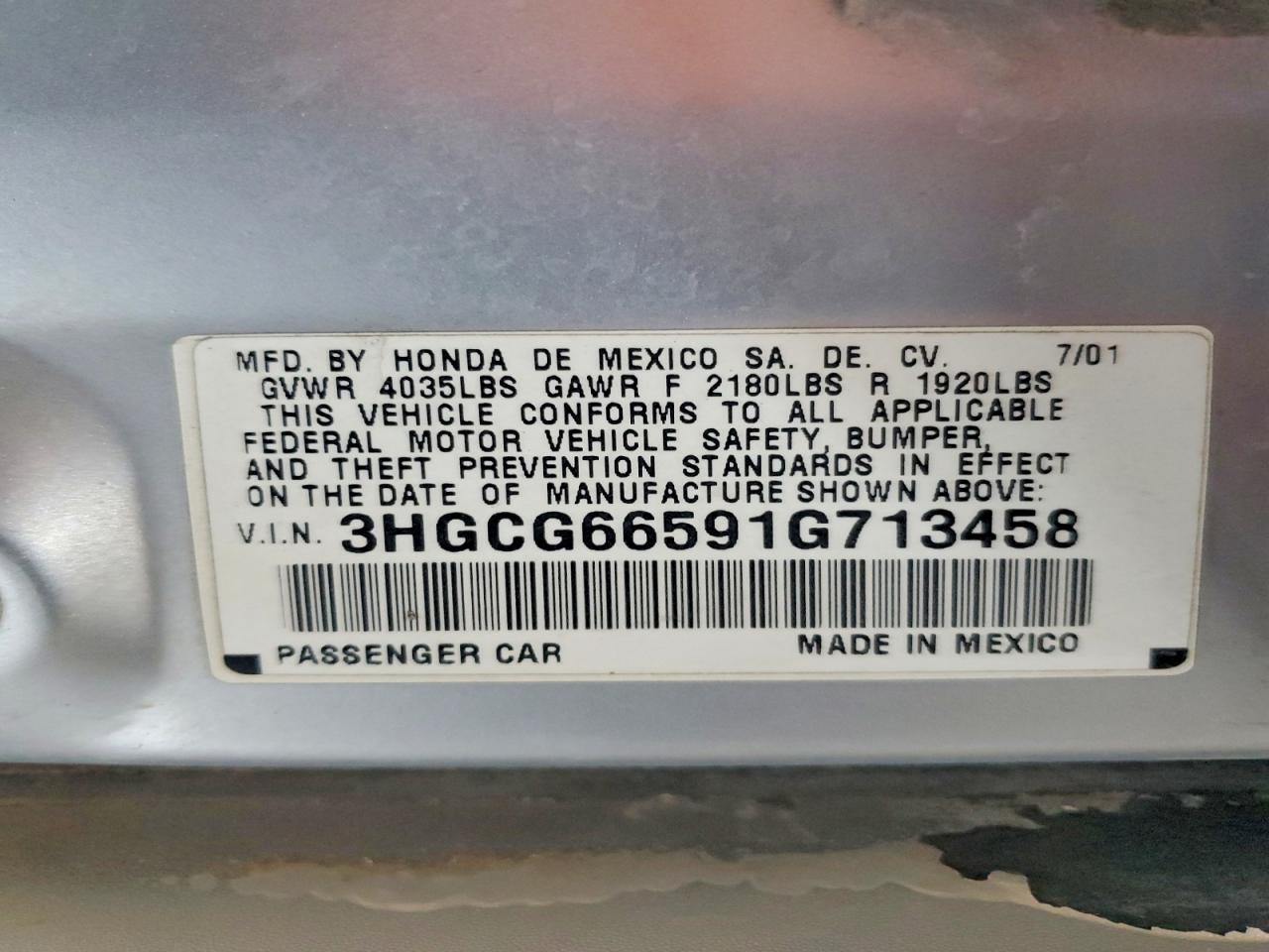 Honda Accord Lx