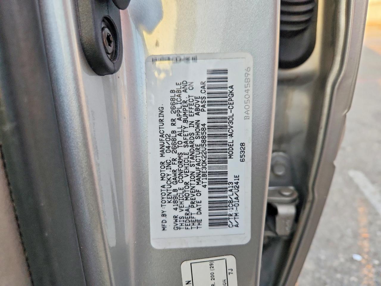 Toyota Camry Xle