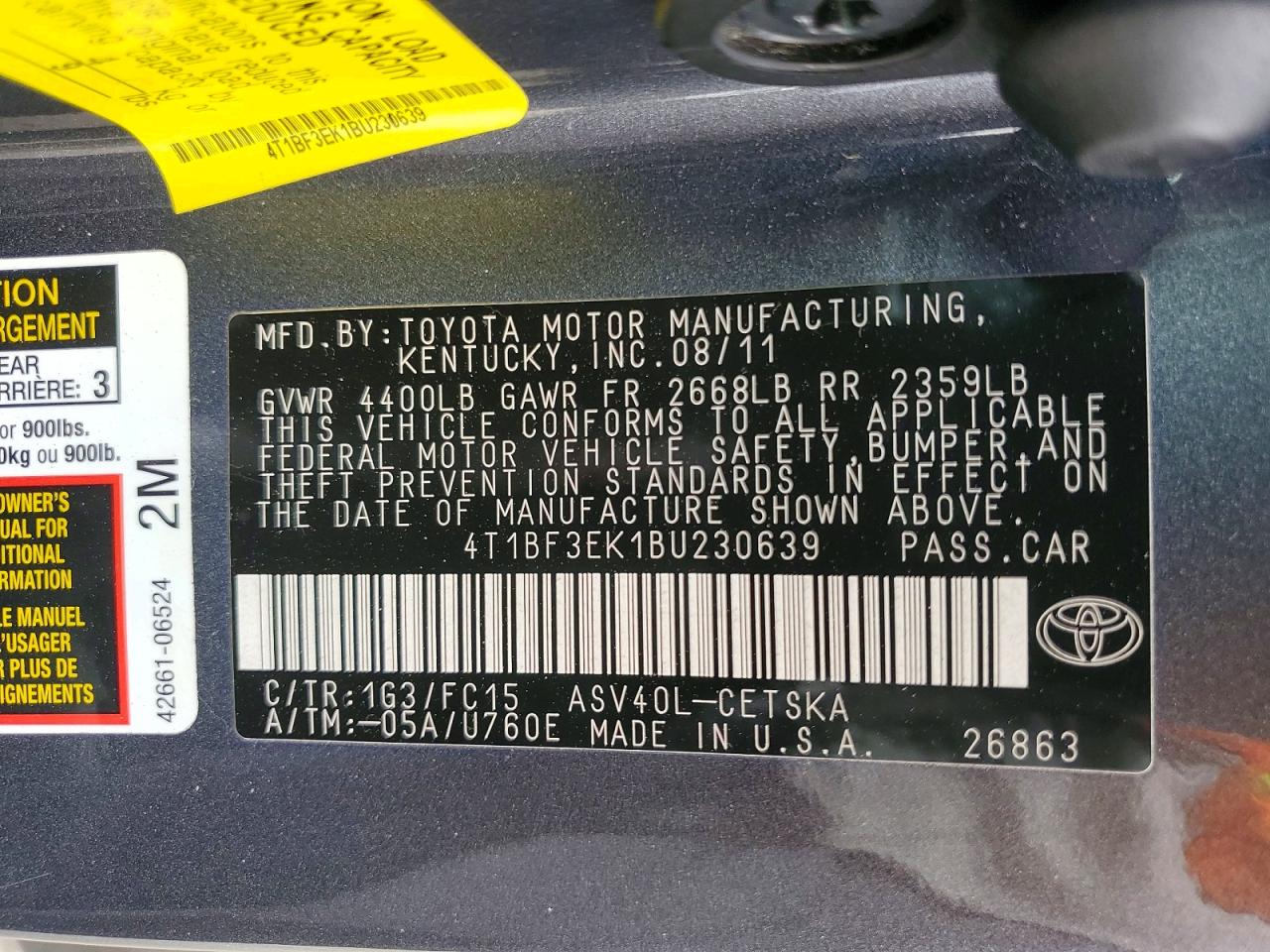 Toyota Camry Se