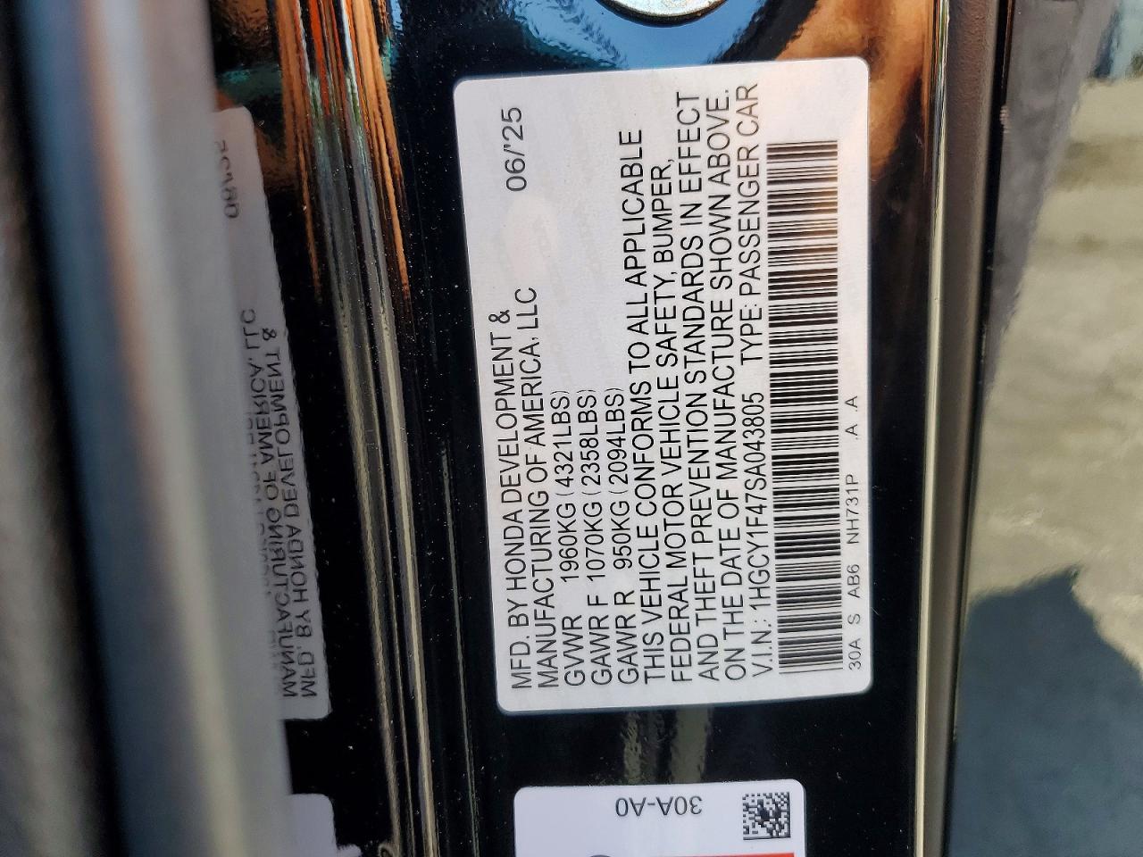 Honda Accord Se
