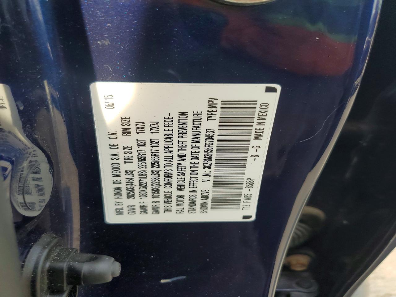 Honda Crv Ex
