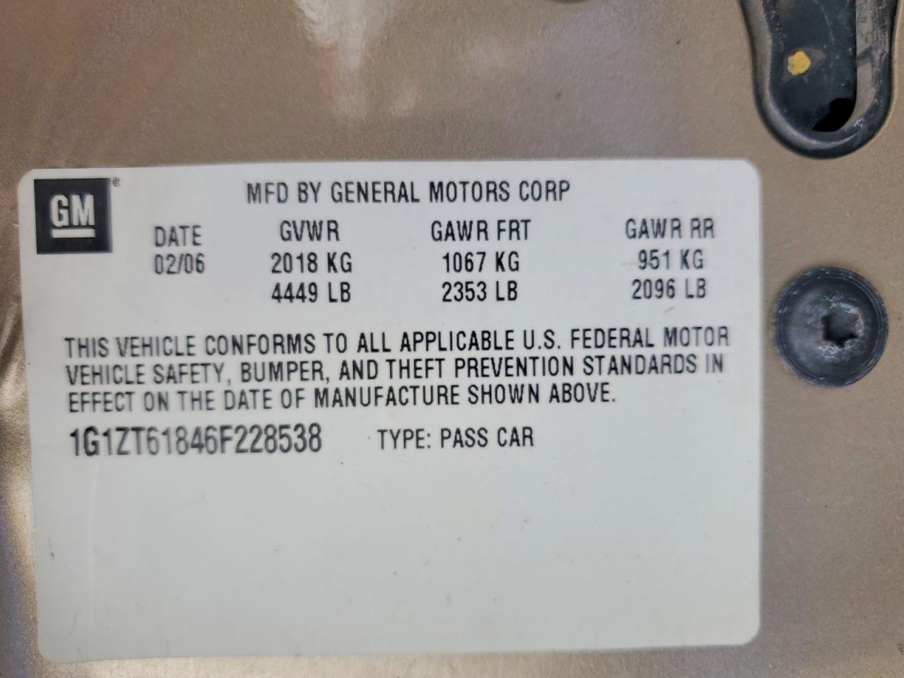 Chevrolet Malibu Maxx Lt
