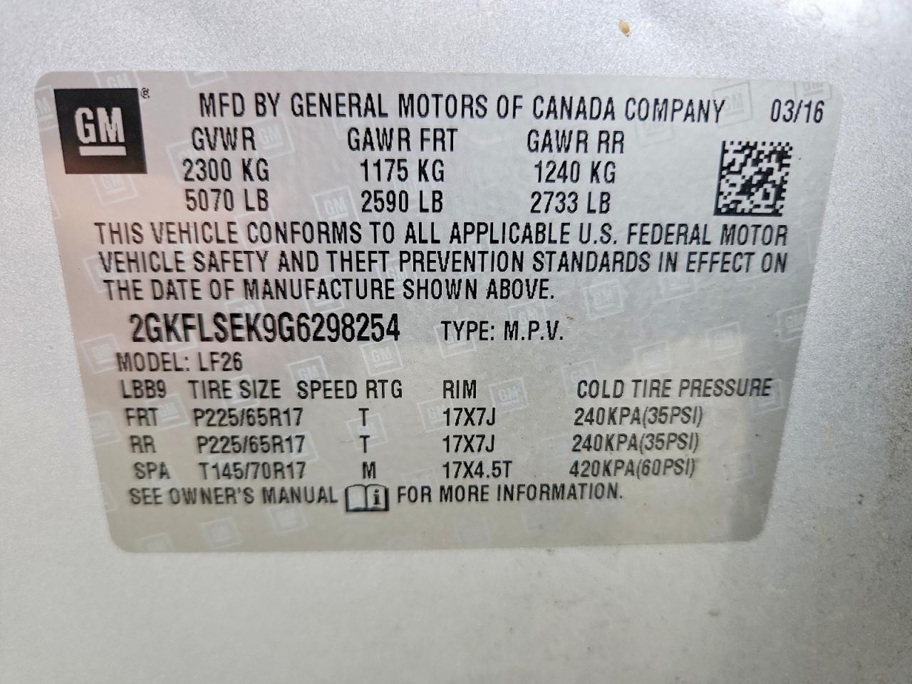 GMC Terrain Sle